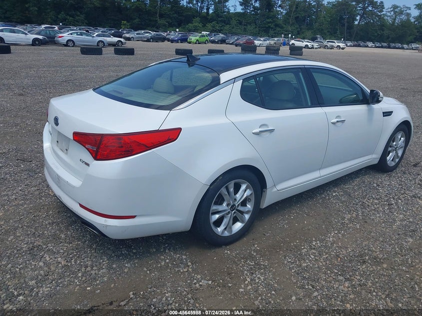 Vin: knagn4a73b5127427, lot: 46144543, kia optima ex 20114