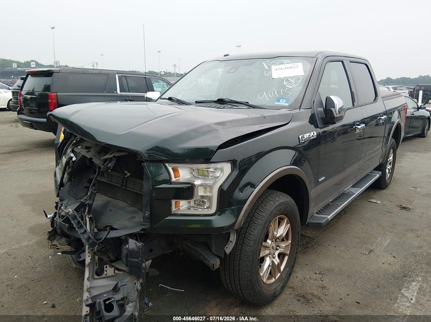 Vin: 1ftwe1eg2gf890925, lot: 46144582, ford f150 20162