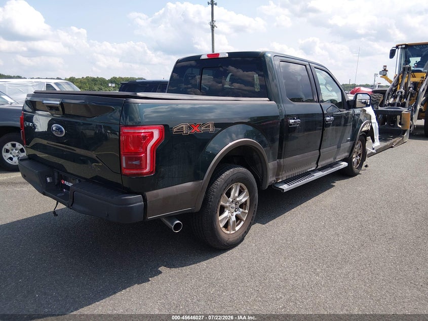 Vin: 1ftew1eg2gfb90925, lot: 46144582, ford f150 supercrew 20164