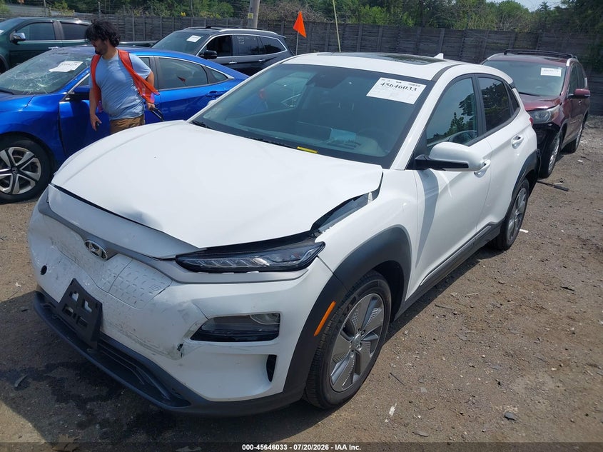 2021 Hyundai Kona Electric Ultimate VIN: KM8K53AG6MU128597 Lot: 45646033