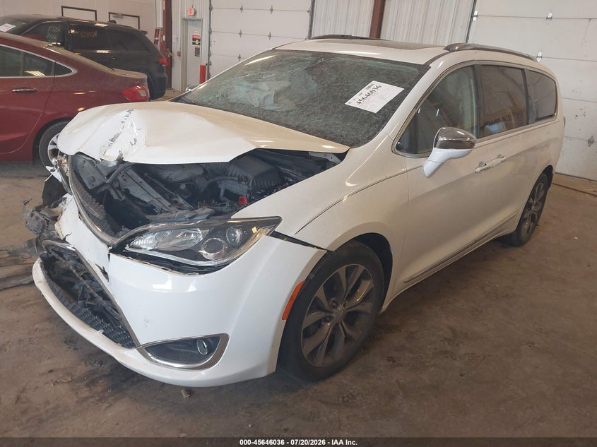 Vin: 2c4rc1gg0jr262034, lot: 46144591, chrysler pacifica limited 20182