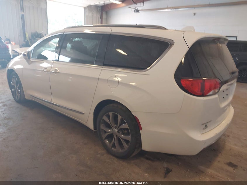 Vin: 2c4rc1gg0jr262034, lot: 46144591, chrysler pacifica limited 20183