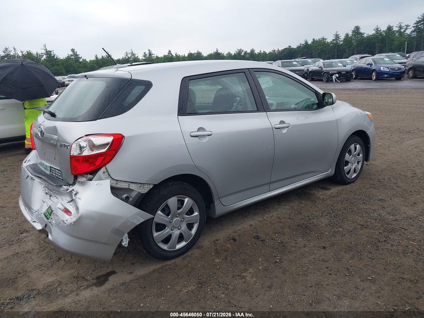 Vin: 2t1ku4ee2ac333896, lot: 46144605, toyota matrix 20104