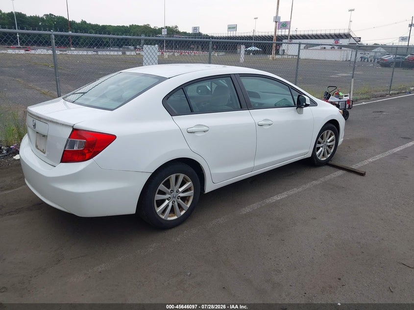 Vin: 19xfb2f88ce316433, lot: 46144652, honda civic ex 20124
