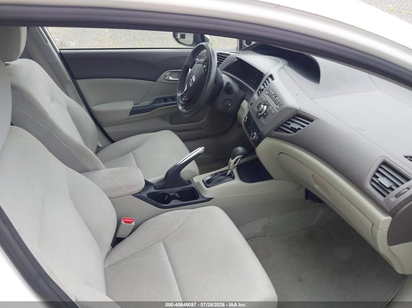 2012 HONDA CIVIC auction photo 5