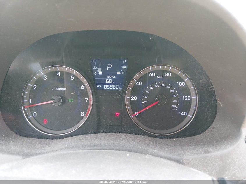 2013 Hyundai Accent Gls VIN: KMHCT4AE9DU518446 Lot: 45646116