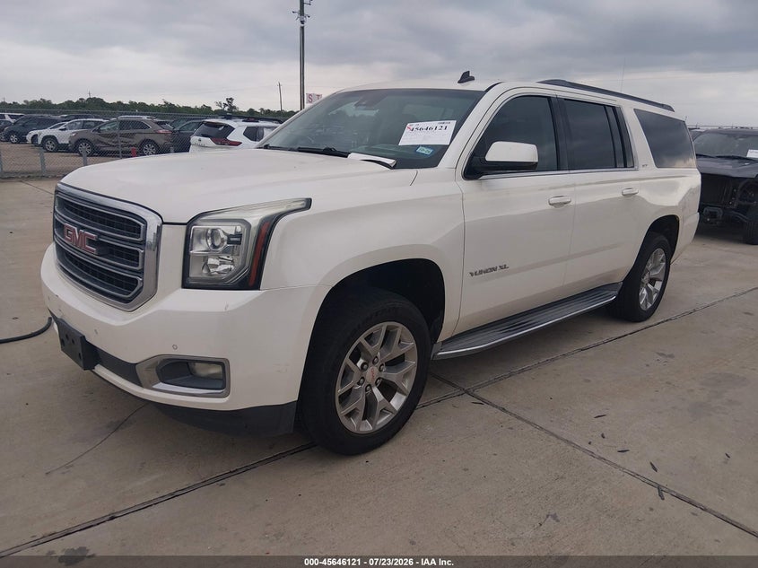 Vin: 1gks1hkc4fr203994, lot: 46144676, gmc yukon xl 1500 slt 20152