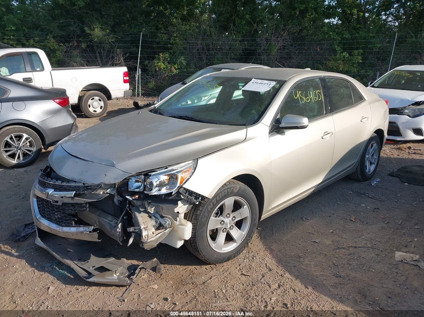 2016 Chevrolet Malibu, Front End, IAAI, VIN 1G11C5SA9GF121642 — photo 2