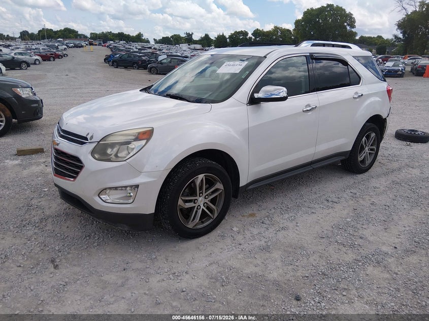 2016 Chevrolet Equinox, Левый зад, IAAI, VIN 2GNFLGE30G6180344 — фото 2