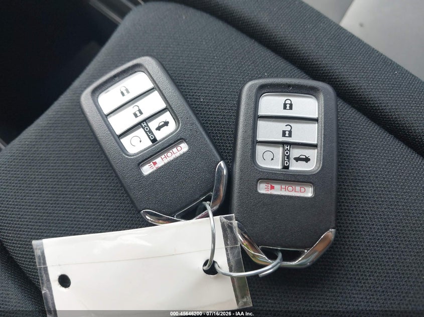 2018 HONDA CIVIC SEDAN 2.0L I-4 DOHC, VVT, 158HP