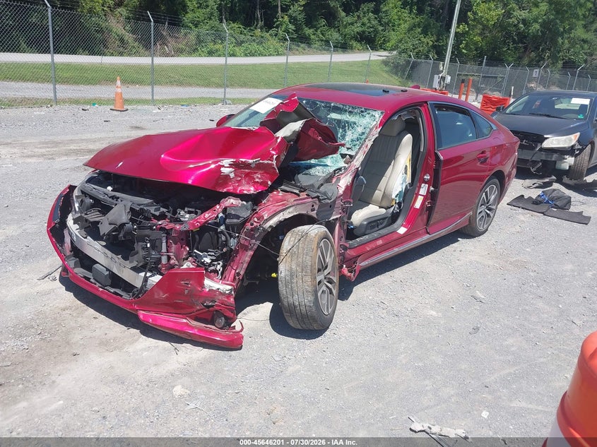 Vin: 1hgcv3f55ma011130, lot: 46144756, honda accord hybrid ex-l 20212