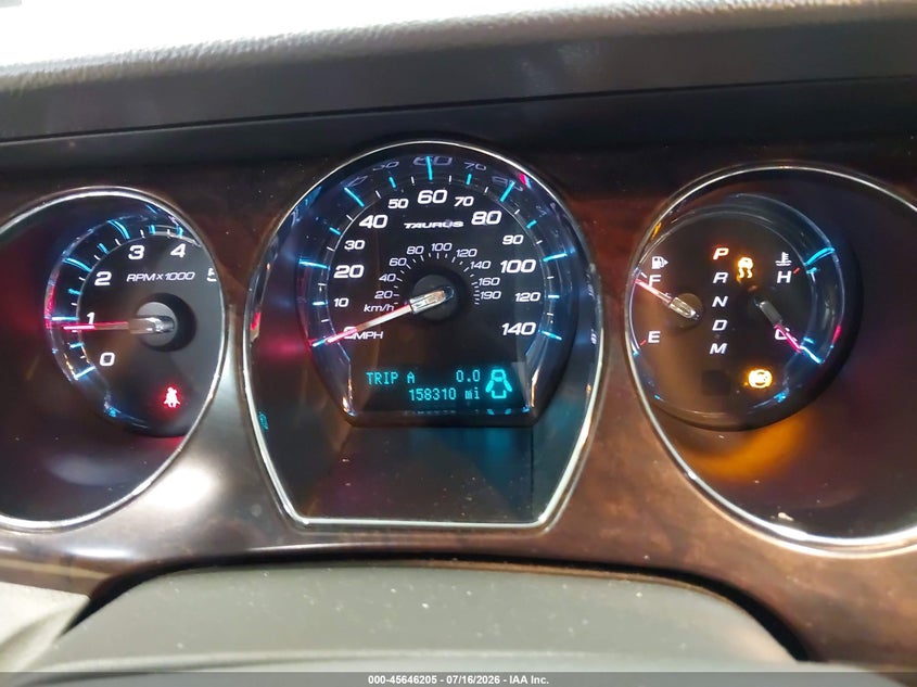2011 Ford Taurus Sel VIN: 1FAHP2EW6BG119596 Lot: 45646205