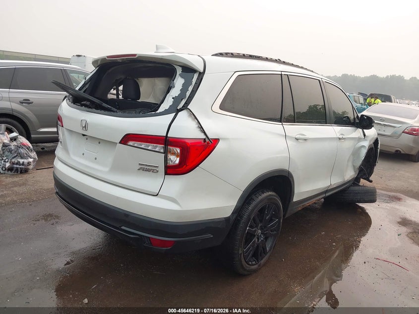 Vin: 5fnyf6h29nb003255, lot: 46144774, honda pilot awd special edition 20224