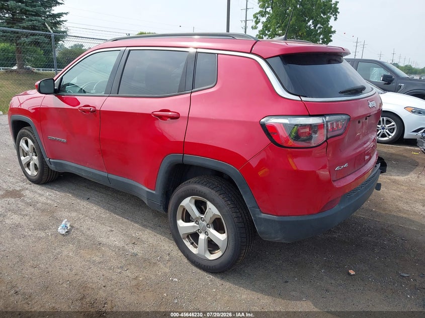 Vin: 3c4njdbb9jt373437, lot: 46144785, jeep compass latitude 4x4 20183