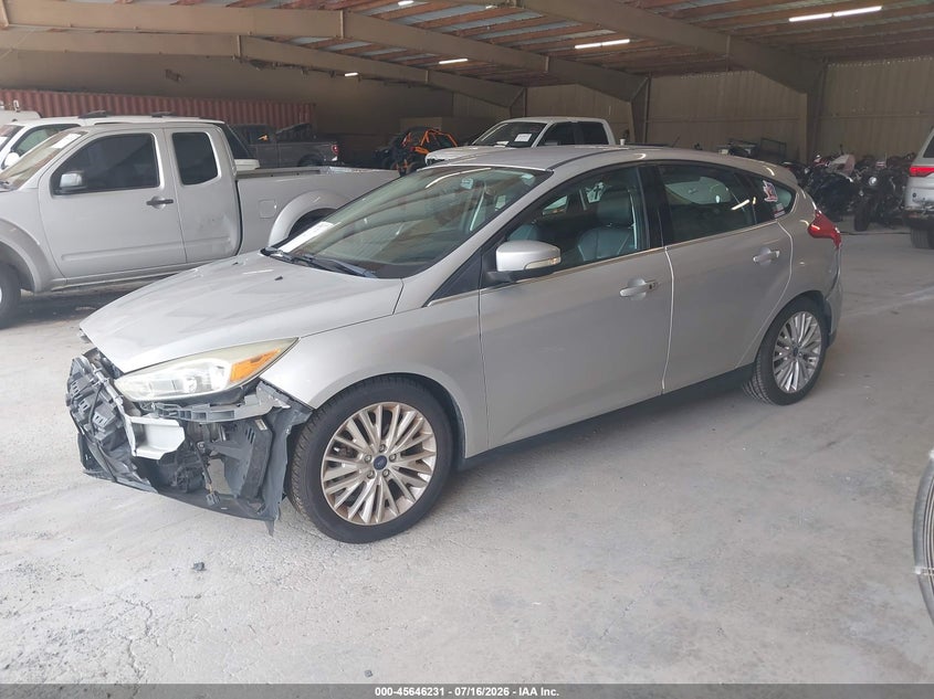 Vin: 1fadp3n22fl273365, lot: 46144786, ford focus titanium 20152