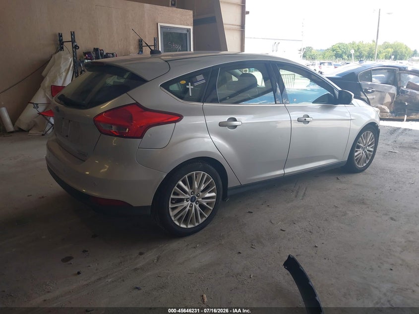 Vin: 1fadp3n22fl273365, lot: 46144786, ford focus titanium 20154