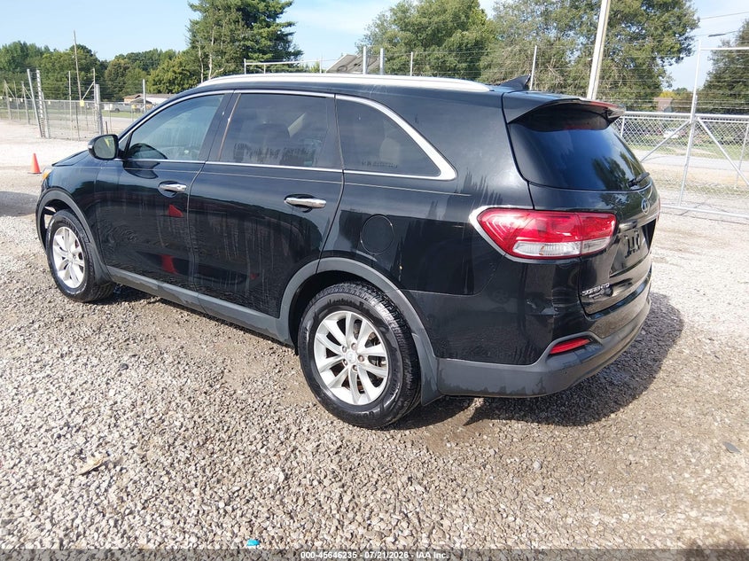 Vin: 5xypg4a3xhg264827, lot: 46144790, kia sorento 2.4l lx 20173