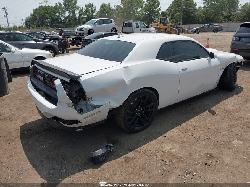 Vin: 2c3cdzbt7lh161804, lot: 46144793, dodge challenger r/t 20204