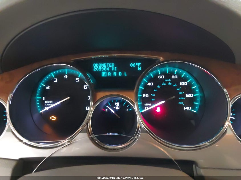 2012 Buick Enclave Leather VIN: 5GAKVCED7CJ399920 Lot: 45646246