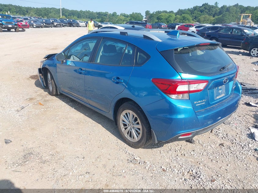 Vin: 4s3gtab69j3705263, lot: 46144825, subaru impreza 2.0i premium 20183