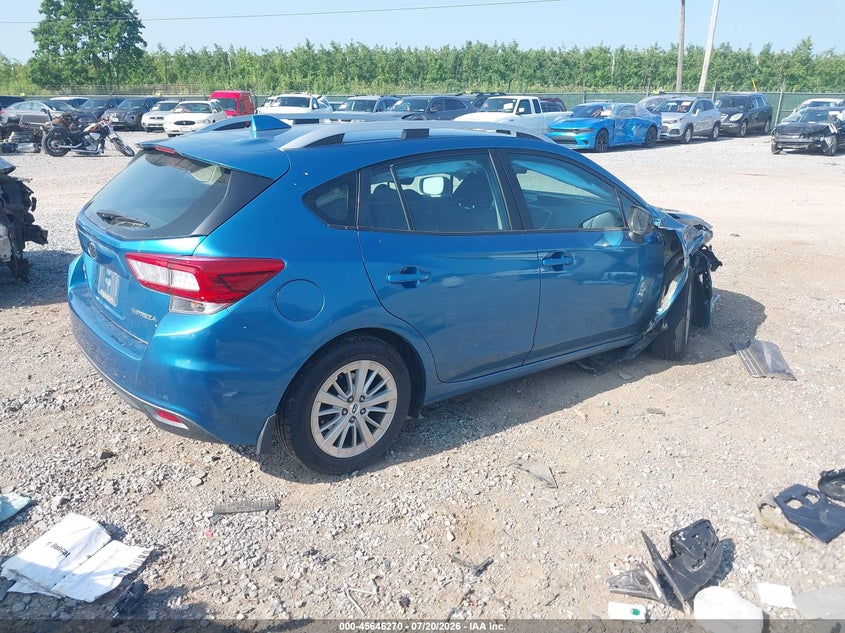 Vin: 4s3gtab69j3705263, lot: 46144825, subaru impreza 2.0i premium 20184