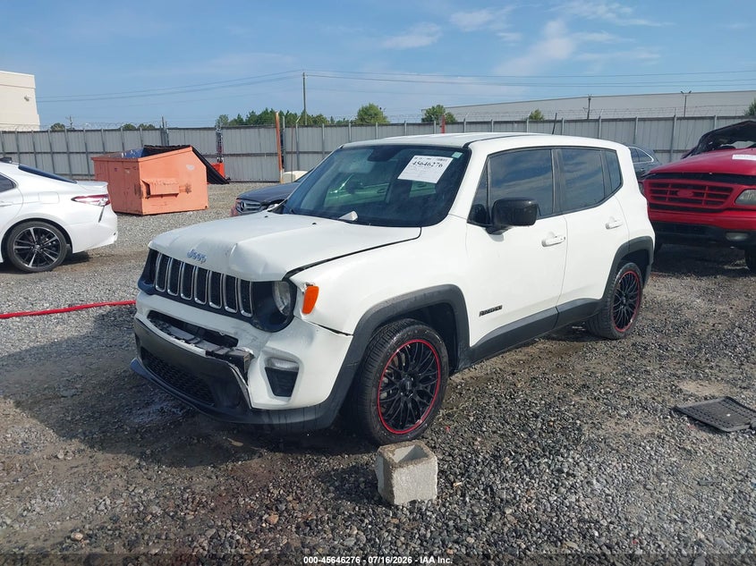 2020 Jeep Renegade, Удар спереду, IAAI, VIN ZACNJAAB0LPL58882 — фото 2