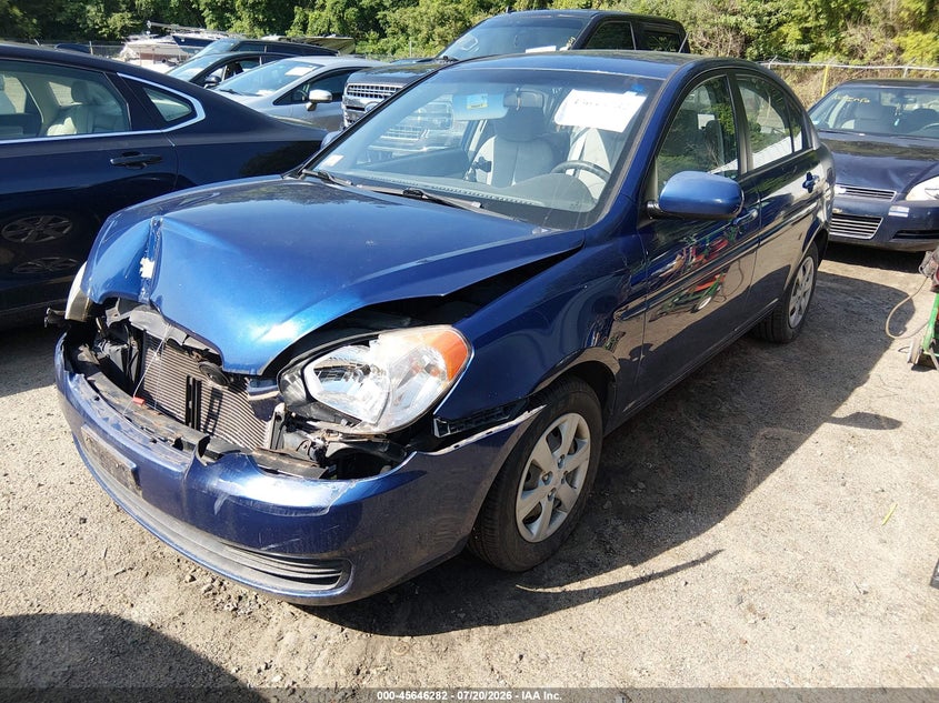 2010 Hyundai Accent, Front End, IAAI, VIN KMHCN4AC8AU469874 — photo 2