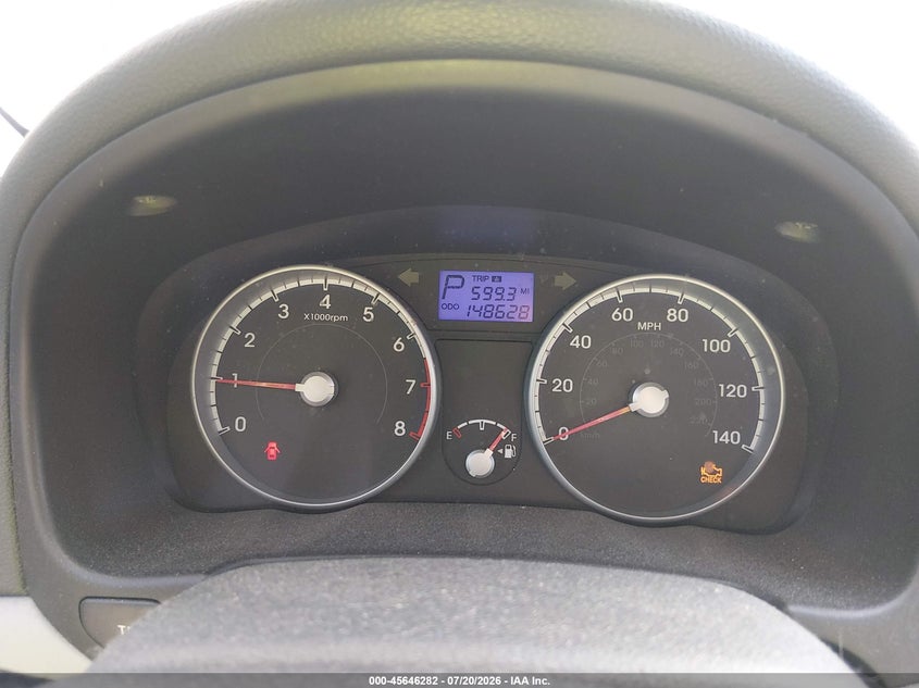 2010 Hyundai Accent Gls VIN: KMHCN4AC8AU469874 Lot: 45646282