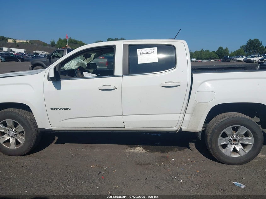2015 GMC Canyon 4Wd Sle VIN: 1GTG6BE36F1212156 Lot: 45646291