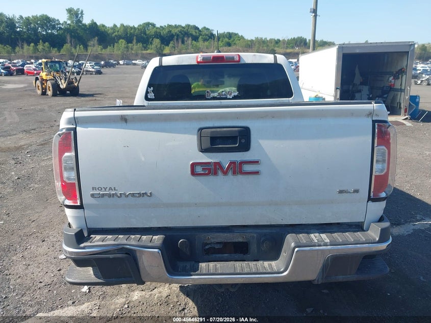 2015 GMC Canyon 4Wd Sle VIN: 1GTG6BE36F1212156 Lot: 45646291