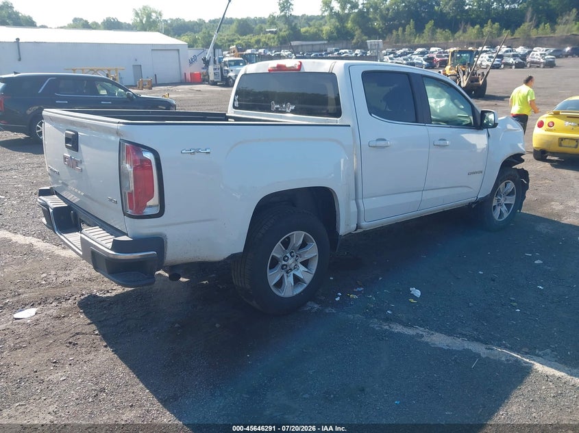 2015 GMC Canyon 4Wd Sle VIN: 1GTG6BE36F1212156 Lot: 45646291