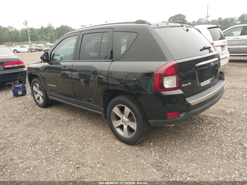Vin: 1c4njdeb3gd768286, lot: 46144888, jeep compass high altitude edition 20163