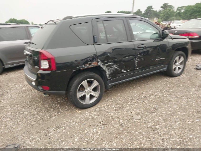 Vin: 1c4njdeb3gd768286, lot: 46144888, jeep compass high altitude edition 20164