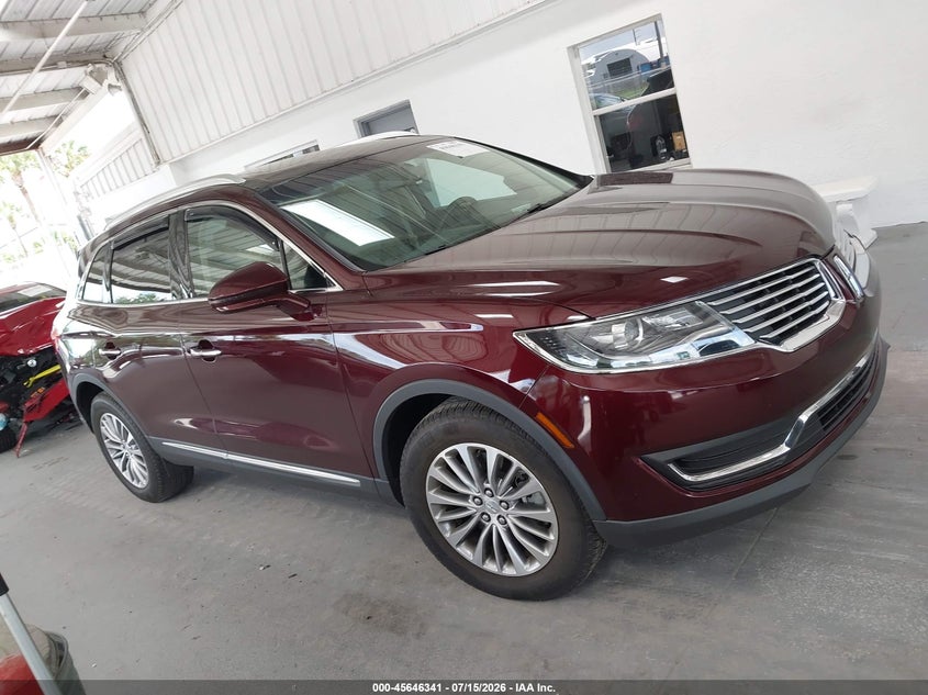 2018 Lincoln Mkx Select VIN: 2LMPJ6KR8JBL17678 Lot: 45646341