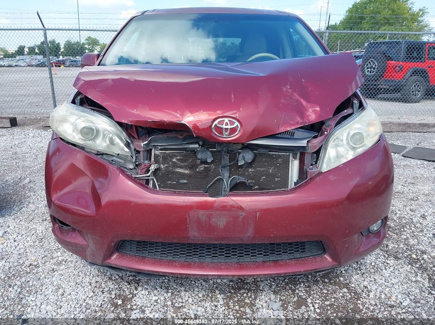 2012 TOYOTA SIENNA VAN 3.5L V-6 DOHC, VVT, 266HP