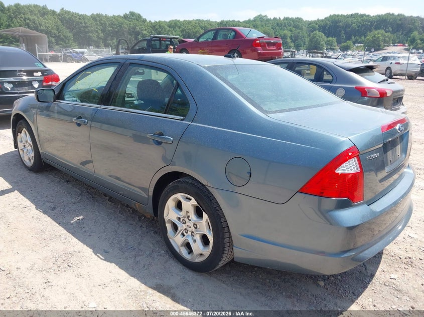 Vin: 3fahp0ha7br309288, lot: 46144927, ford fusion se 20113