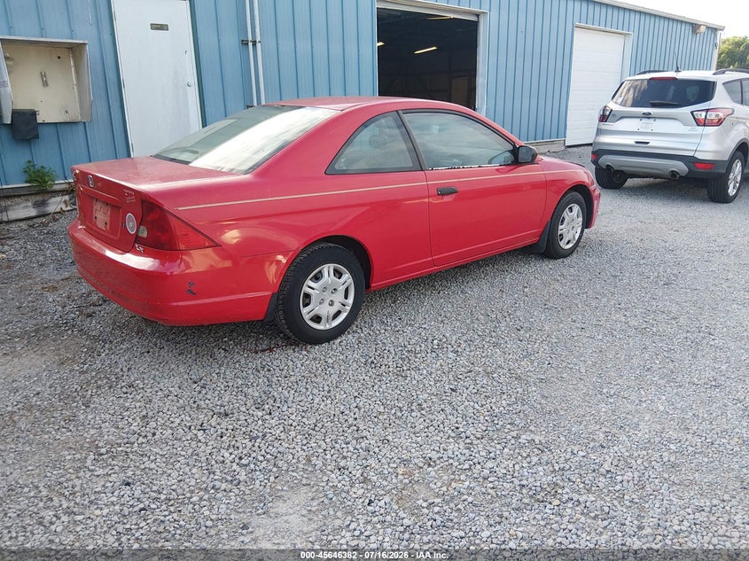2001 HONDA CIVIC auction photo 4