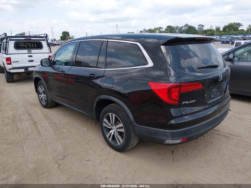 Vin: 5fnyf6h50hb063973, lot: 46144944, honda pilot ex-l 20173