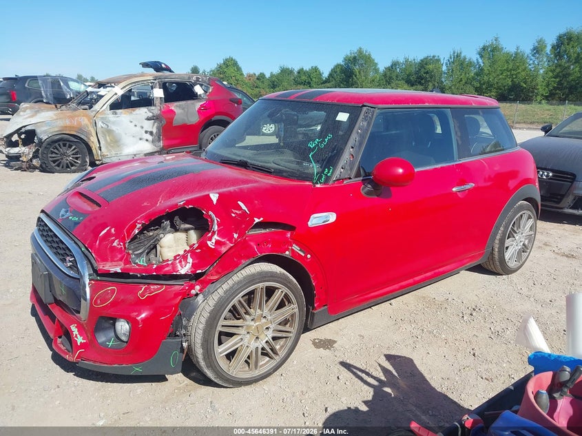Vin: wmwxp7c55f2a61058, lot: 46144946, mini hardtop cooper s 20152