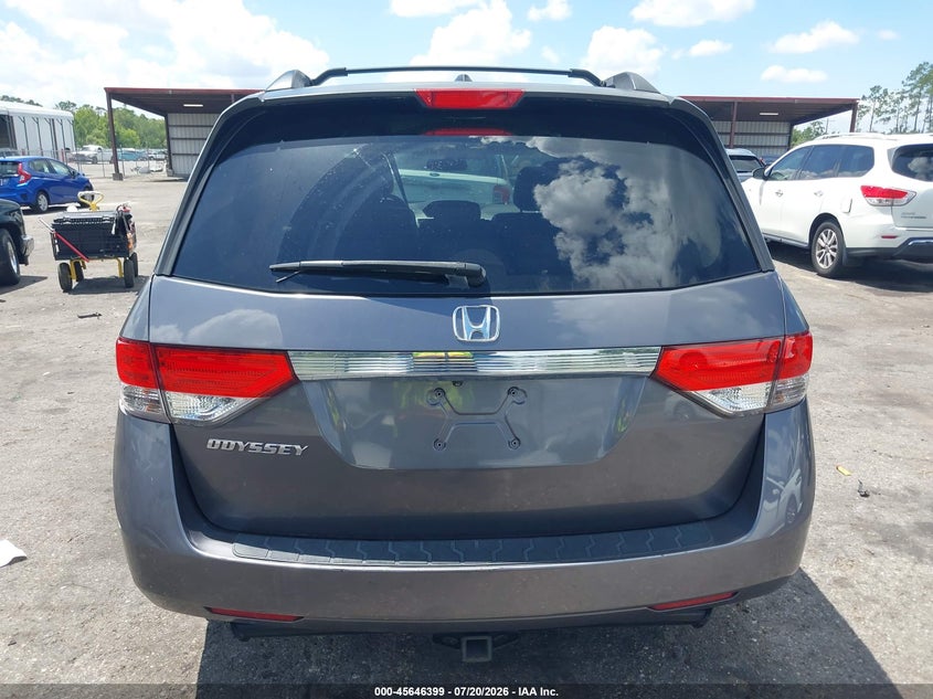 2015 Honda Odyssey Ex-L VIN: 5FNRL5H65FB046647 Lot: 45646399