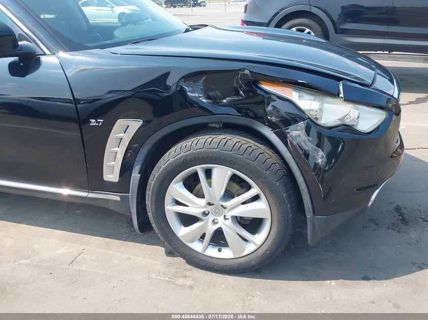 2016 Infiniti Qx70 VIN: JN8CS1MU4GM670832 Lot: 45646430