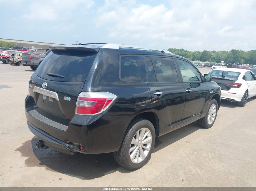2008 TOYOTA HIGHLANDER HYBRID auction photo 4