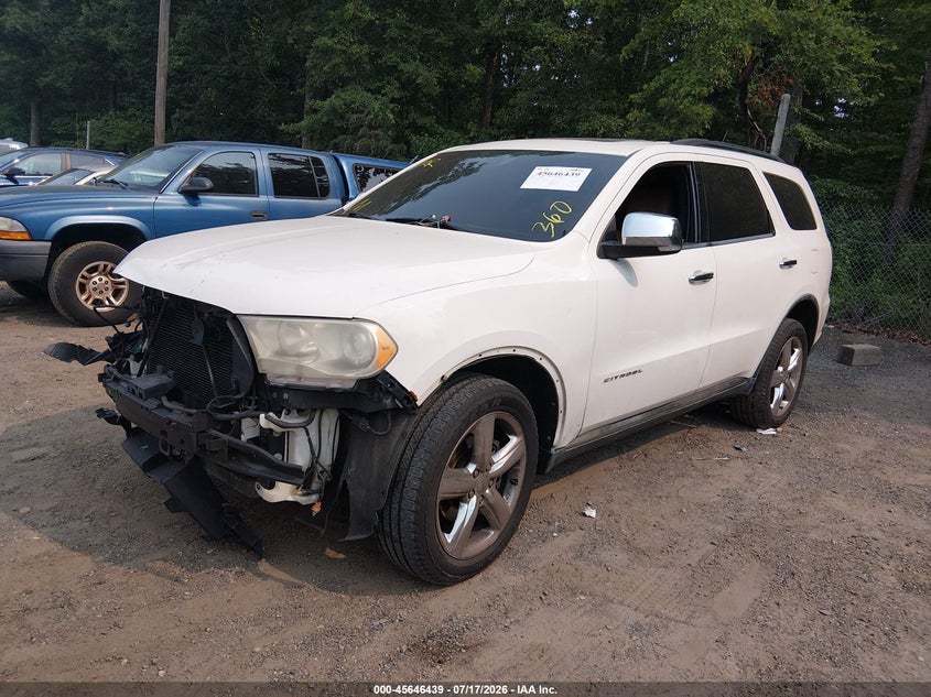 Vin: 1c4sdjet8cc144064, lot: 46144994, dodge durango citadel 20122