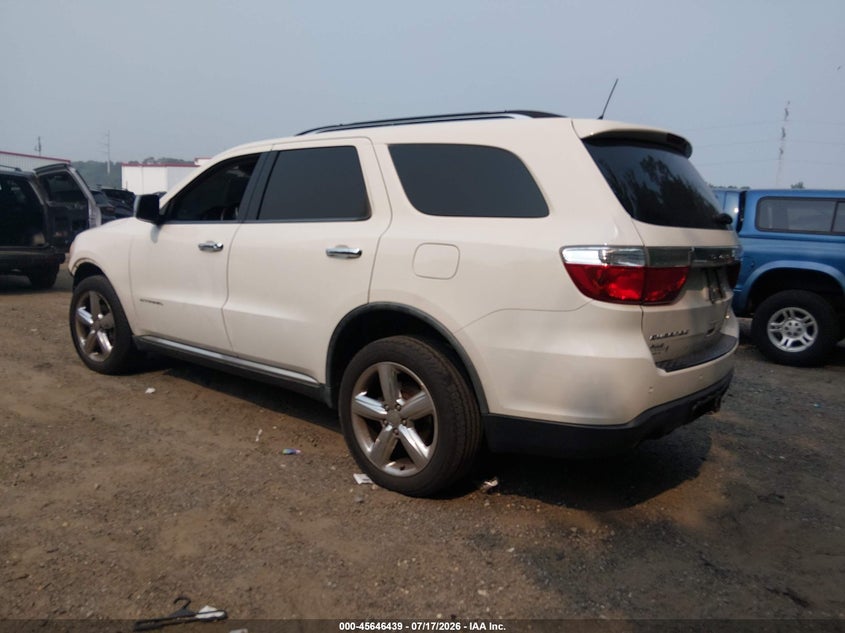 Vin: 1c4sdjet8cc144064, lot: 46144994, dodge durango citadel 20123
