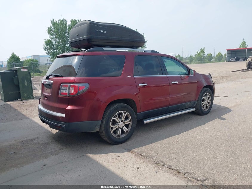 Vin: 1gkkrrkd4fj215830, lot: 46145034, gmc acadia slt-1 20154