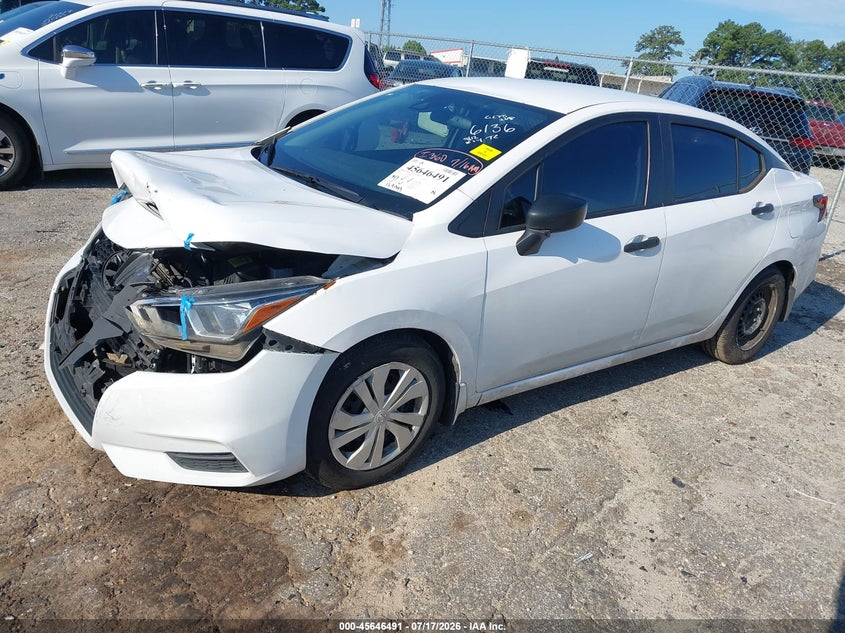 Vin: 3n1cn8dv3ll806136, lot: 46145046, nissan versa s xtronic cvt 20202