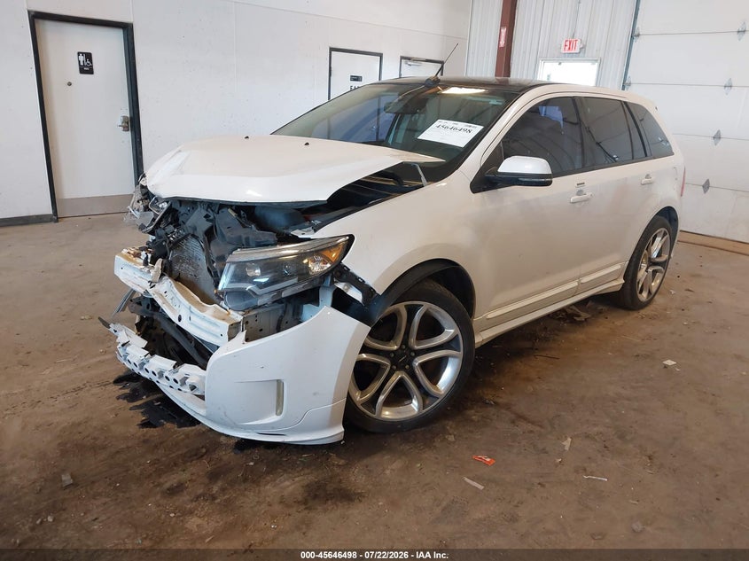 Vin: 2fmdk3ak1cba36761, lot: 46145053, ford edge sport 20122