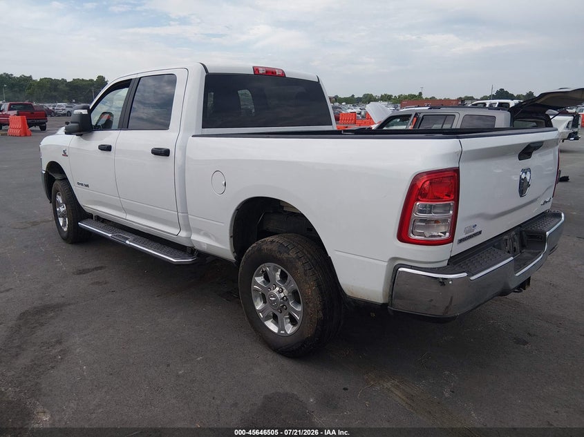 Vin: 3c6ur5dl2rg100786, lot: 46145060, ram 2500 big horn  4x4 6'4 box 20243