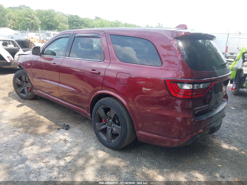 Vin: 1c4sdjgj7jc243080, lot: 46145067, dodge durango srt awd 20183
