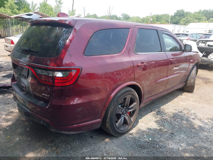 Vin: 1c4sdjgj7jc243080, lot: 46145067, dodge durango srt awd 20184